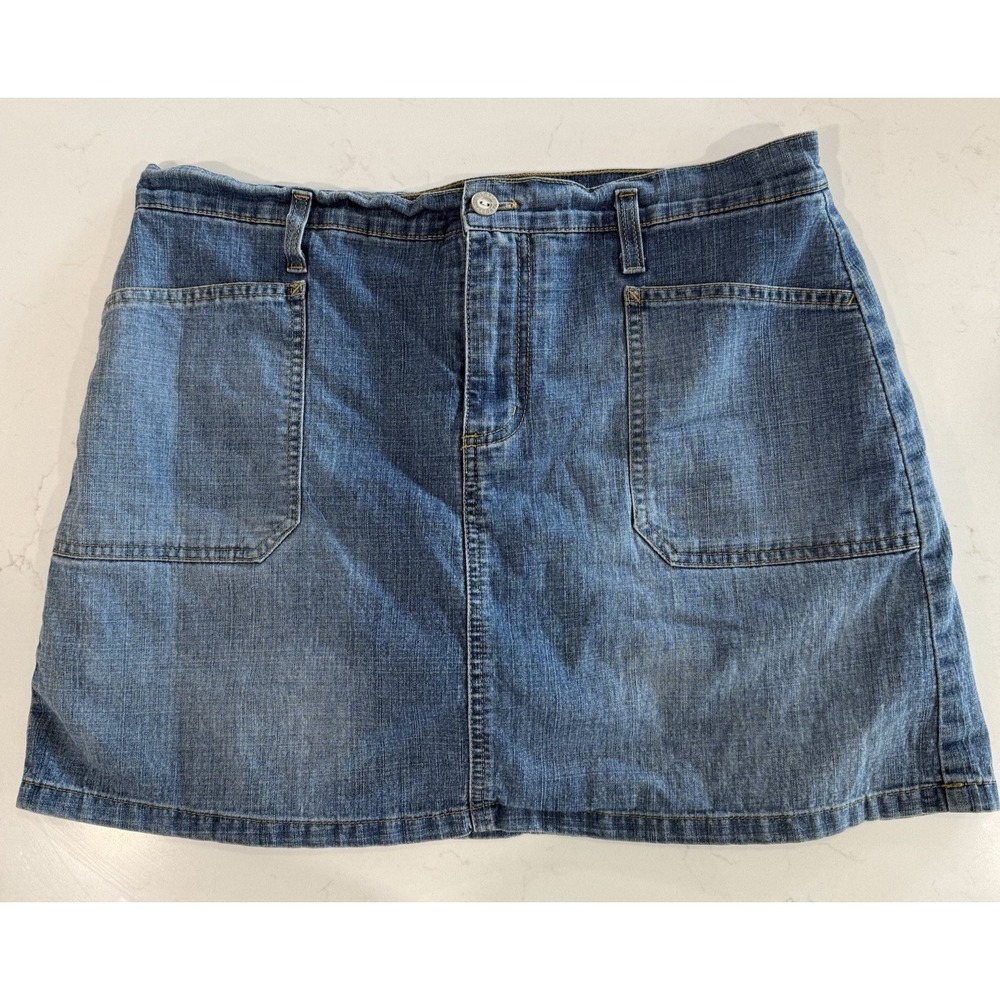 Gloria Vanderbilt Blue Denim Skort